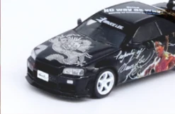 1/64 INNO Nissan Skyline GTS-R (R34) Bruce Lee Black -Model Cars Houston 1 5 43510.1687690839