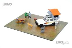 INNO Models 1:64 Toyota Landcruiser FJ60 Car Camping Diorama With Figures -Model Cars Houston 11