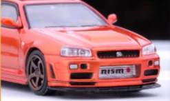 1/64 INNO NISSAN SKYLINE GT-R (R34) R-Tune Orange Metallic -Model Cars Houston 11 2 43064.1670588195