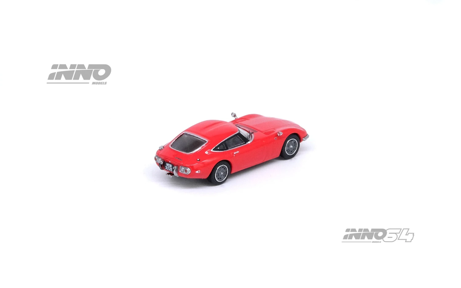 INNO64 1:64 Toyota 2000GT In Solar Red 6 INNO64 1:64 Toyota 2000GT In Solar Red - Image 4