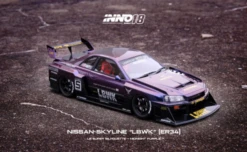 1/18 INNO NISSAN SKYLINE "LBWK" (ER34) SUPER SILHOUETTE Midnight Purple II Comes With Display Cover And Based -Model Cars Houston 12 1 13714.1673520810