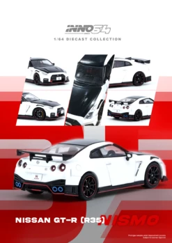 *PREORDER* INNO64 1:64 Nissan GT-R (R35) NISMO In White