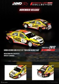 INNO Models 1:64 Honda Accord Euro-R #1 MGP 2012 -Model Cars Houston 125154963 1570403416500421 1144081448612759107 o