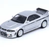 1/64 INNO MODEL NISSAN SKYLINE GT-R (R33) NISMO 400R Sonic Silver -Model Cars Houston 13 1 93706.1683466677