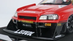 1/18 INNO NISSAN SKYLINE "LBWK" (ER34) SUPER SILHOUETTE With Display Case And Base SKYLINE "LBWK" (ER34) SUPER SILHOUETTE With Display Case And Base Resin Car Model -Model Cars Houston 13 5 13532.1653408045