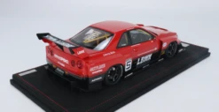 1/18 INNO NISSAN SKYLINE "LBWK" (ER34) SUPER SILHOUETTE With Display Case And Base SKYLINE "LBWK" (ER34) SUPER SILHOUETTE With Display Case And Base Resin Car Model -Model Cars Houston 13 7 96594.1653408045