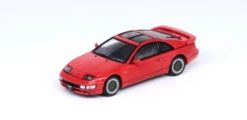 Nissan Fairlady Z (Z32) RHD (Right Hand Drive) Aztec Red With Sunroof And Extra Wheels 1/64 Diecast Model Car By Inno Models