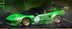 1/64 INNO 64 NSX NA1 PANDEM ROCKET BUNNY Green Metallic Diecast Car Model