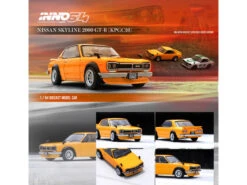Nissan Skyline 2000 GT-R (KPGC10) RHD (Right Hand Drive) Orange "Malaysia Diecast Expo Event Edition" (2023) 1/64 Diecast Model Car By Inno Models -Model Cars Houston 14 3 99976.1689685326