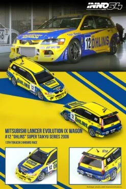 INNO Models 1:64 Mitsubishi Lancer EVO IX Wagon #12 Ohlins Super Taikyu Series 2006 -Model Cars Houston 146274517 1636873099853452 2391019127709990832 n