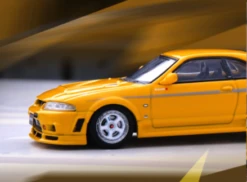 1/64 INNO NISSAN SKYLINE GT-R (R33) NISMO 400R Lightning Yellow Diecast Car Model -Model Cars Houston 15 5 23428.1669384120