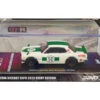 Nissan Skyline 2000 GT-R (KPGC10) #50 RHD (Right Hand Drive) White With Green Stripes "Malaysia Diecast Expo Event Edition" (2023) 1/64 Diecast Model Car By Inno Models -Model Cars Houston 16 31327.1686992964