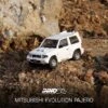 INNO Models 1:64 Mitsubishi Pajero In White With Extra Wheel Set