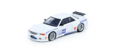 1/64 INNO64 NISSAN SKYLINE GT-R R32 PANEM ROCKET BUNNY White Diecast Car Model