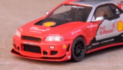 1/64 INNO Nissan Skyline R34 GTT Drift Car "SHELL" Jason Mok / Pluto Mok Hong Kong ToyCar Salon 2022 Event Edtion Diecast Car Model -Model Cars Houston 2 2 49839.1665728885
