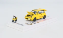 1/64 INNO HONDA CITY TURBO II Yellow With MOTOCOMPO -Model Cars Houston 2 3 46421.1659689560
