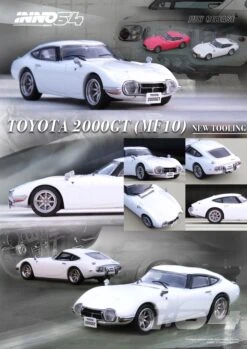 INNO64 1:64 Toyota 2000GT In Pegasus White