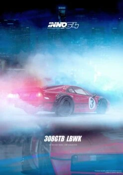 INNO64 1/64 Ferrari 308 GTB Liberty Walk In Red -Model Cars Houston 308ANNO1