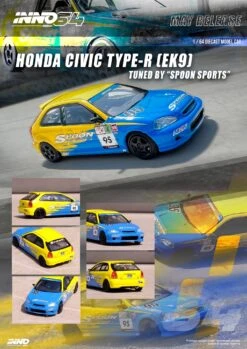 INNO64 1:64 Honda Civic Type-R (EK9) In "SPOON SPORTS" Livery 9 INNO64 1:64 Honda Civic Type-R (EK9) In "SPOON SPORTS" Livery -Model Cars Houston 337522987 166819826237977 4243668952535402272 n