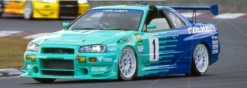 1/64 INNO64 NISSAN SKYLINE GT-R R34 #1 FALKEN Super Taikyu 2001 Diecast Car Model