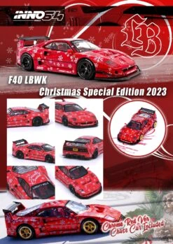 INNO64 1/64 Ferrari F40 Liberty Walk 2023 Christmas Edition -Model Cars Houston 404739204 832980892166425 7016025639515604118 n