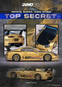 INNO64 1:64 Toyota Supra (A80) TOP SECRET GT300 By "Smokey" Nagata In Gold -Model Cars Houston 473816464 1139312021533309 3793233026054245607 n