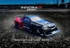 1/64 INNO NISSAN SKYLINE "LBWK" (ER34) SUPER SILHOUETTE "ADVAN" Resin Car Model