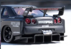 1/64 INNO NISSAN SKYLINE LBWK (ER34) SUPER SILHOUETTE Black Matte Resin Car Model -Model Cars Houston 6 1 08382.1673514528