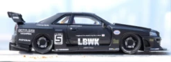 1/64 INNO NISSAN SKYLINE LBWK (ER34) SUPER SILHOUETTE Black Matte Resin Car Model -Model Cars Houston 6 2 58882.1673514556