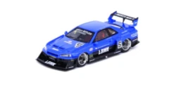 1/64 INNO NISSAN SKYLINE LBWK (ER34) SUPER SILHOUETTE BLUE METALLIC Resin Car Model