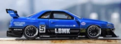 1/64 INNO NISSAN SKYLINE LBWK (ER34) SUPER SILHOUETTE BLUE METALLIC Resin Car Model -Model Cars Houston 8 5 82202.1673515468
