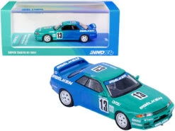 Nissan Skyline GT-R (R32) RHD (Right Hand Drive) #13 "Falken Tires" Super Taikyu N1 (1991) 1/64 Diecast Model Car By Inno Models