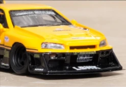 1/64 INNO64 Nissan Skyline LBWK (ER34) Super Silhouette (Yellow) Car Model -Model Cars Houston 9 2 79223.1673516253