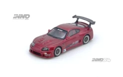 *PREORDER* INNO64 1:64 Toyota Supra (A80) TOP SECRET GT300 In Red -Model Cars Houston A80TS RED1