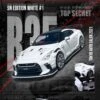 INNO64 1:64 Nissan GT-R (R35) "TOP SECRET" Tokyo Auto Salon 2021 -Model Cars Houston ANNOR35TSWHI1