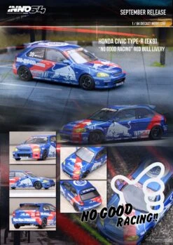 INNO64 1/64 Honda Civic Type-R (EK9) "NO GOOD RACING" Red Bull Livery -Model Cars Houston Artboard1 c7fce6b0 2478 47e7 a40c 0fb4575852e1