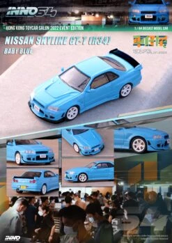 INNO64 1:64 Nissan Skyline GTT (R34) HK ToyCar Salon 2022 Event Edition In Baby Blue -Model Cars Houston Artboard1 f2e59187 dc5d 4888 961b 61660dcb5ac5