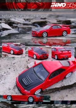 INNO64 1:64 Nissan Skyline GT-R R34 R-Tune R-Tune In Active Red With Carbon Bonnet -Model Cars Houston Artboard2 b34268f1 4351 485b ad7b 3bf81082db63