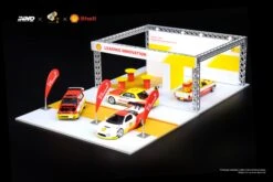 INNO64 1:64 Shell Collection Kiosk And Model Cars Set -Model Cars Houston DIO2