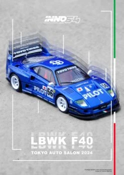 INNO64 1:64 Ferrari F40 Liberty Walk Tokyo Auto Salon 2024 Edition 9 INNO64 1:64 Ferrari F40 Liberty Walk Tokyo Auto Salon 2024 Edition -Model Cars Houston F40LBANNOTAS241