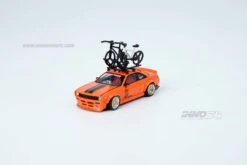 INNO Models 1:64 Nissan Silvia S14 Rocket Bunny Boss Aero With Rack And Bikes