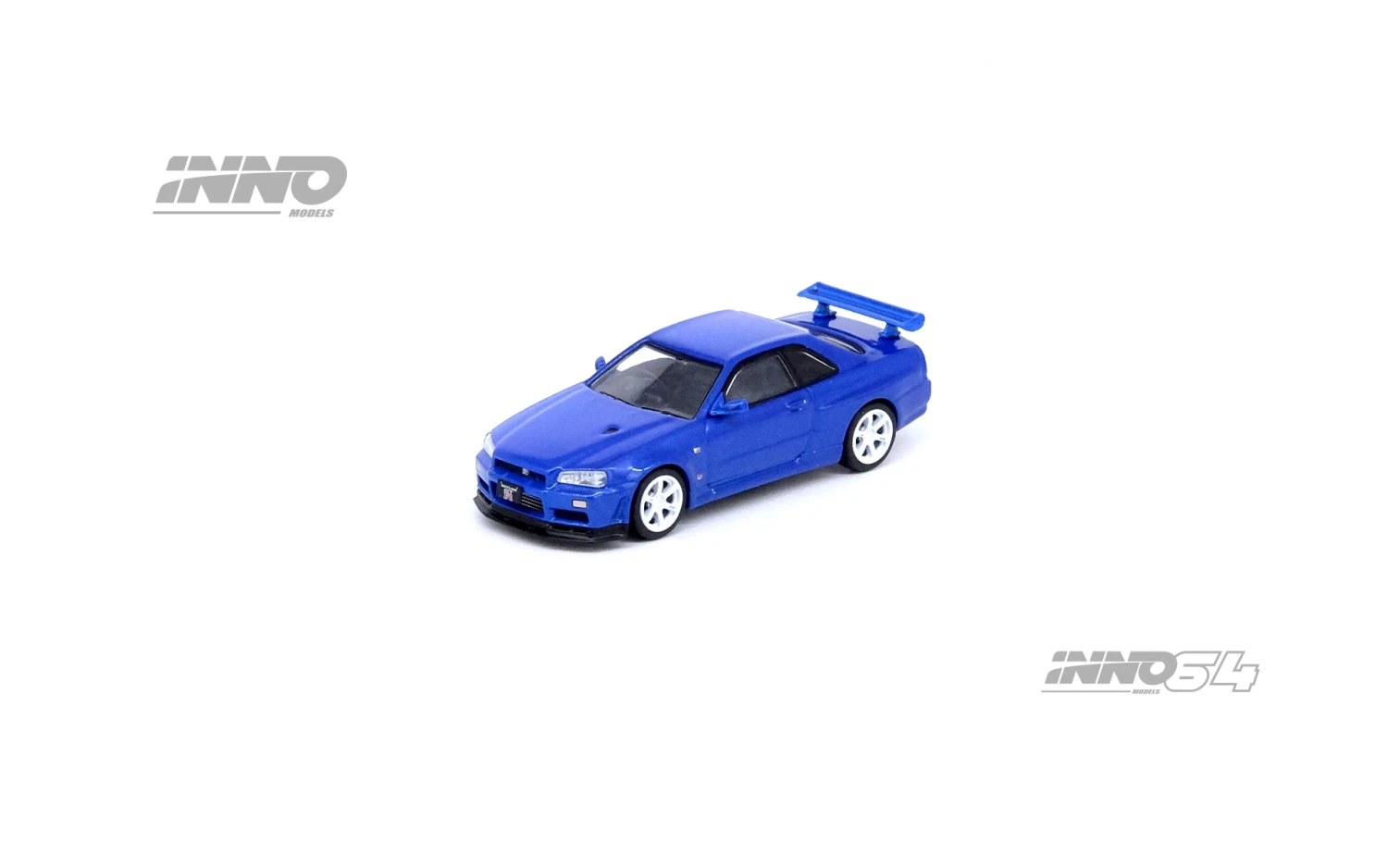 INNO64 1:64 Nissan Skyline GT-R (R34) V-Spec II NUR In Bayside Blue 3 INNO64 1:64 Nissan Skyline GT-R (R34) V-Spec II NUR In Bayside Blue