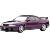 Nissan Skyline GT-R (R33) RHD (Right Hand Drive) Midnight Purple Metallic 1/64 Diecast Model Car By Inno Models
