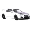 Nissan Skyline GT-R (R34) V-SPEC II N1 RHD (Right Hand Drive) White With Carbon Hood 1/64 Diecast Model Car By Inno Models -Model Cars Houston GUEST 639e579f f9f1 4e8e 8cef 850abac2029f