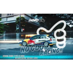 Honda Civic Type-R (EK9) RHD (Right Hand Drive) "No Good Racing" Red Bull Livery 1/64 Diecast Model Car By Inno Models -Model Cars Houston GUEST e6c159b3 1ce3 4db4 8083 8c817f1c9d1a