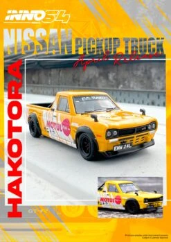 INNO64 1/64 Nissan Hakotora Pick Up Truck "MOTUL" Livery -Model Cars Houston HKTANNO2