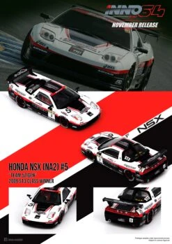 INNO64 1:64 Honda NSX (NA2) #5 "Team 5ZIGEN" Super Taikyu 2009 ST3 Class Winner -Model Cars Houston NSX5ZIGEN