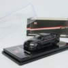 Nissan Skyline GT-R (R34) Nismo R-Tune RHD (Right Hand Drive) Black Pearl With Stripes And Graphics 1/64 Diecast Model Car By Inno Models