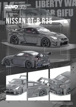 INNO64 1:64 Nissan GT-R (R35) LBWK Super Silhouette 35GT-RR In Full Carbon