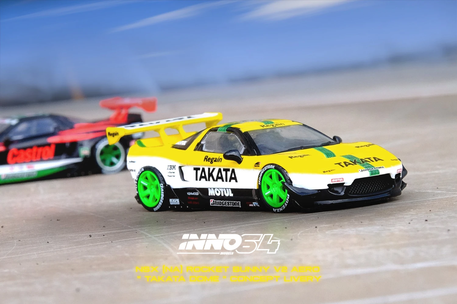 INNO64 1:64 Honda NSX (NA1) Auto Fashion Rocket Bunny V2 Aero "TAKATA DOME" Concept Livery 7 INNO64 1:64 Honda NSX (NA1) Auto Fashion Rocket Bunny V2 Aero "TAKATA DOME" Concept Livery - Image 5